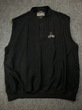 Zero Restriction Microsuede Vest Jacket Mens XL Sleeveless Pullover Windbreaker